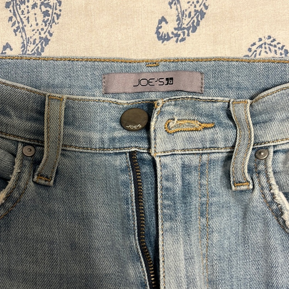Joes high rise straight jeans